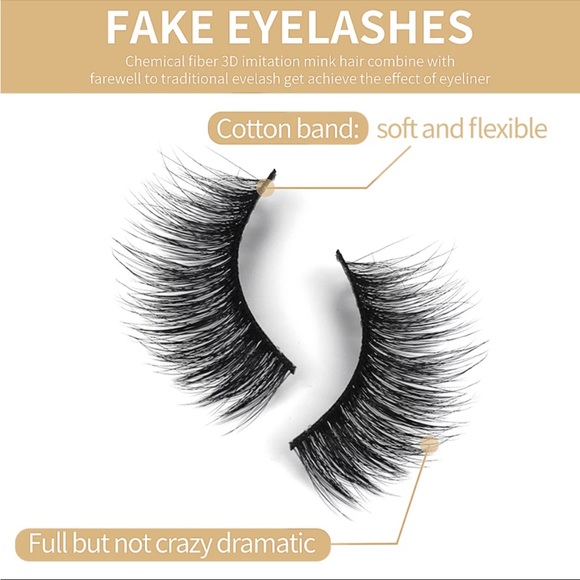 5 Pairs Pack Eyelash Natural Long Thick False Eyelashes - Picture 5 of 5